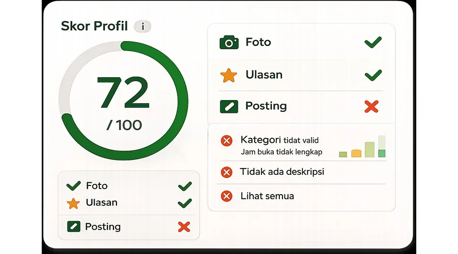 SkoriPeta — Audit GBP dalam 60 detik